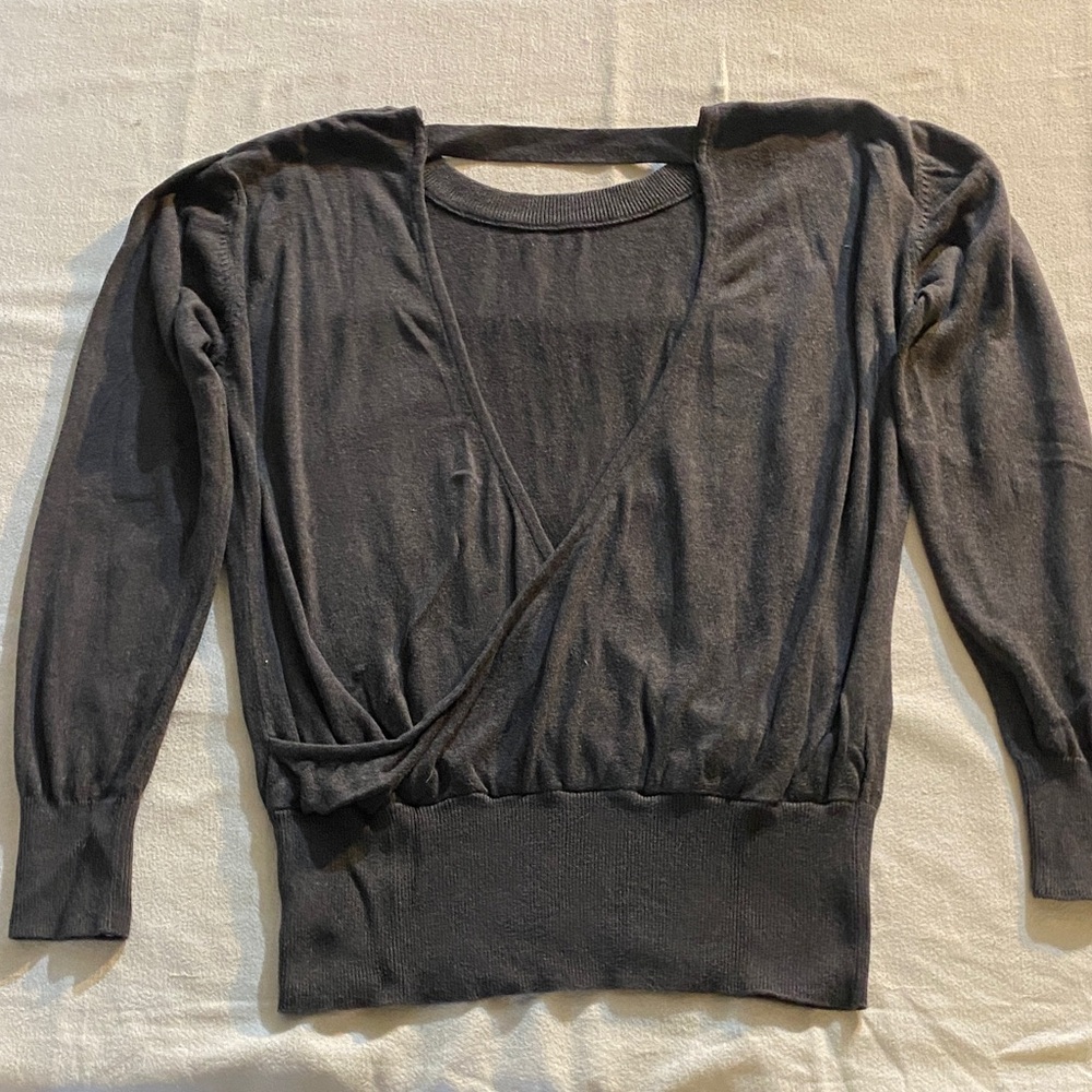 Pact Organic Elegant Gray Women's Sweater L